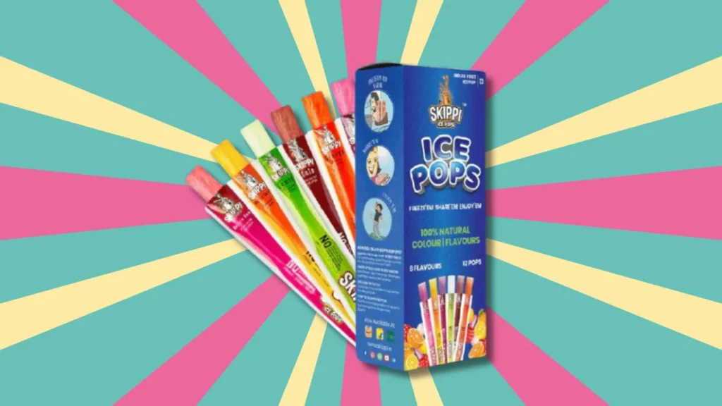 Skippi Ice Pops is a manufactures ice pops and sells them in the market. 